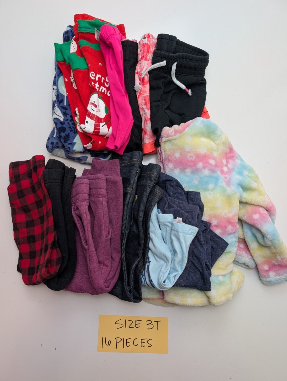 3T Toddler Girl Clothes Lot of 16 Pieces 3 t Bundle Shorts Pants Shirts